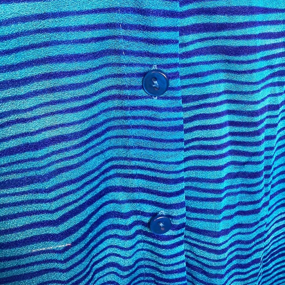 Lady Gottex swim cover tunic top Tag says L but fits 2X too. - Picture 3 of 6